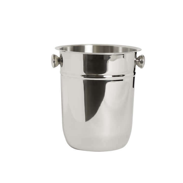 AURANACS® Bahia | Seau à champagne en acier inoxydable | Seau à champagne élégant, surface polie miroir | Seau à vin d&